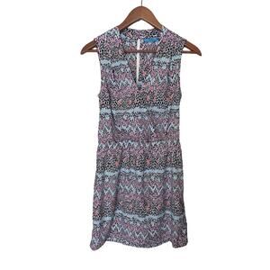 NWT Tori Richard Honolulu Paulina Women’s Sz 2 Multicolor Dot Sleeveless Dress